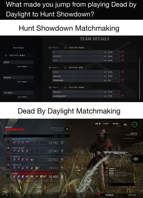 hunt showdown matchmaking levels